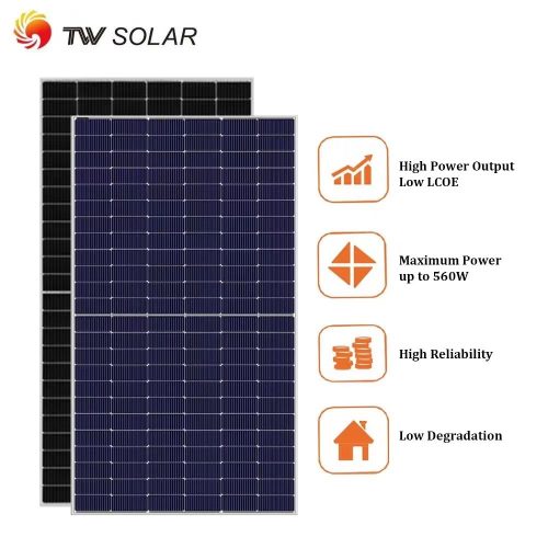Tw-Solar-Th530-555pmb658sdc-Shingled-Facial-Module-585W-550W-555W-Solar-Panels-PV-Modules Feature Image